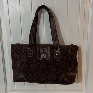 Chocolate Brown Coach Purse